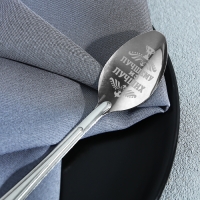 Ложка чайная с гравировкой &laquo;Лучшему из лучших&raquo;, на подарочной открытке, 3 х 14 см.