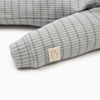 Комбинезон Крошка Я, BASIC LINE, рост 62-68 см, полоска серая Комбинезон Крошка Я, BASIC LINE, рост 62-68 см, полоска серая