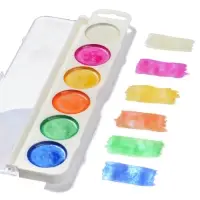 Акварель перламутровая &laquo;Кошечка Мари&raquo;, 6 цветов, без кисти