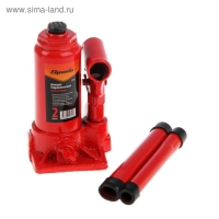 Домкрат гидравлический Sparta , 2 т, бутылочный, подъем на 148&ndash;278 мм