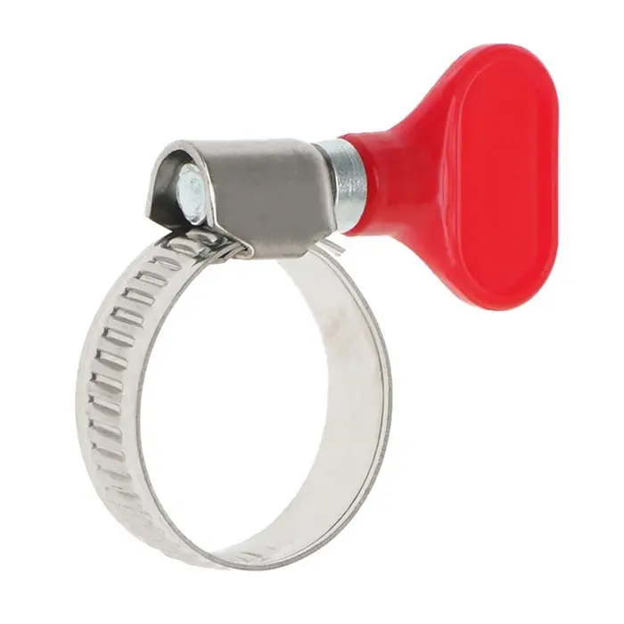 Хомут с &laquo;барашком&raquo; ZEIN engr, диаметр 16-27 мм, ширина 9 мм, нержавеющая сталь