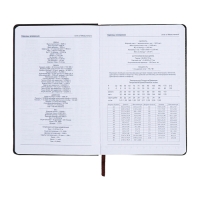 Ежедневник недатированный, А5, 140л, клетка, обл.кожзам, Серый