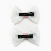 Бант для волос 2 шт, крабики «Милашке», 8 х 12,5 см Бант для волос 2 шт, крабики «Милашке», 8 х 12,5 см