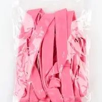 Воздушные шары для моделирования 125 см, d=7.5 см, 10 шт., розовые