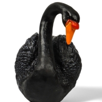 Садовая фигура из полистоуна &laquo;Лебедь&raquo;, 34&times;25&times;40 см