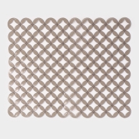 Коврик в раковину Доляна &laquo;Кико&raquo;, 24&times;30 см, серый