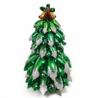 Шар фольгированный 50" &laquo;Обьёмная снежная новогодняя ёлка&raquo;