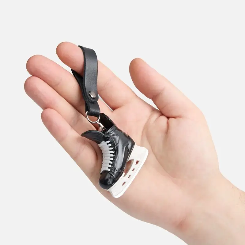 Брелок &laquo;Хоккейный конек&raquo;, черный