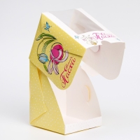 Пасхальная коробочка с окном "Светлой Пасхи", 12,5 х 9,5 х 9,5 см