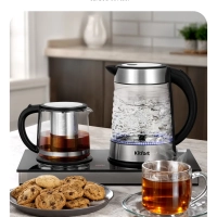 Чайный набор КТ-6745 чайник электрический - 1.7 л