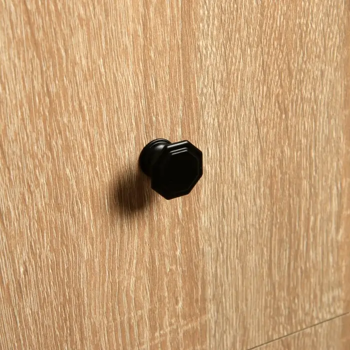 Ручка-кнопка ТУНДРА LIGHT РК034BL, цвет черный