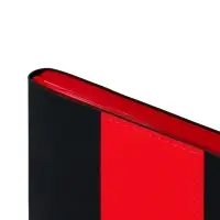 Ежедневник Bookmark, недатированный, черный с красным