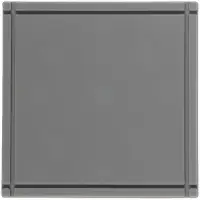 Лейбл из ПВХ Dzeta, L, серый