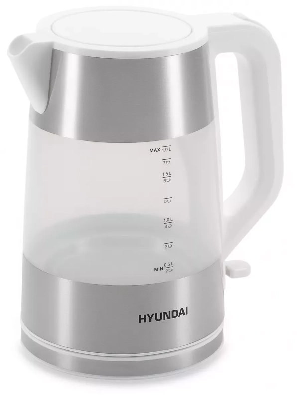 Чайник HYK-P4025 1.9л. 2200Вт белый (пластик)