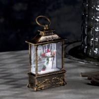 Светодиодная фигура &laquo;Снеговик&raquo; 7.6 &times; 13.5 &times; 3.2 см, пластик, батарейки AG13х3 (в комплекте), свечение тёплое белое