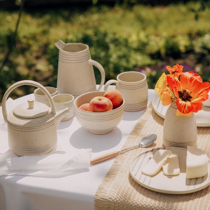 Чайник заварочный керамический SL Home &laquo;Райяс&raquo;, 1 л, 18&times;13&times;20,5 см, цвет бежевый