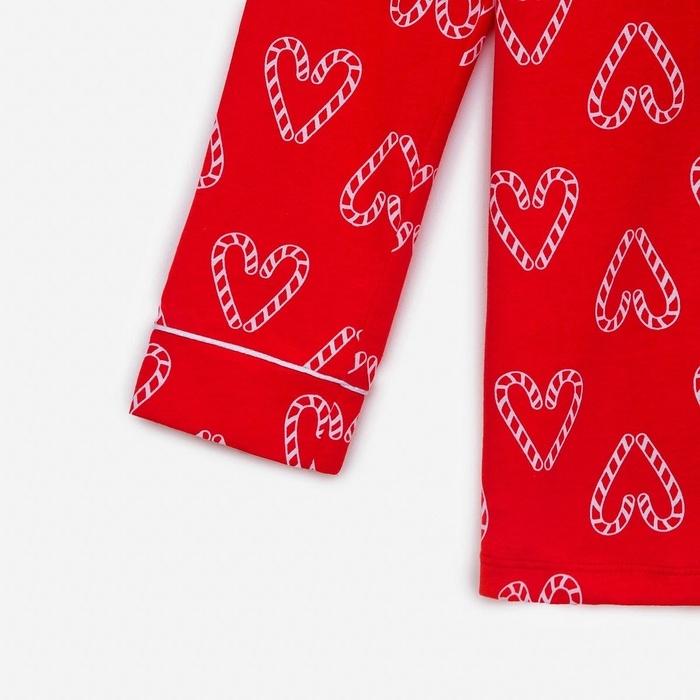 Пижама женская (рубашка и брюки) KAFTAN "Love" размер 52-54