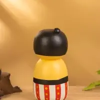 Деревянная кукла кокеши "Сумо" 7х7,5х15 см