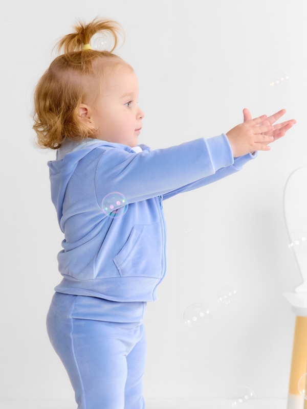 Толстовка Крошка Я Plushy, р. 80-86, голубой Толстовка Крошка Я Plushy, р. 80-86, голубой