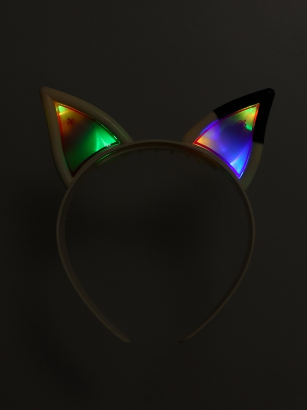 Светящийся ободок &laquo;Супер-ушки&raquo;, свет