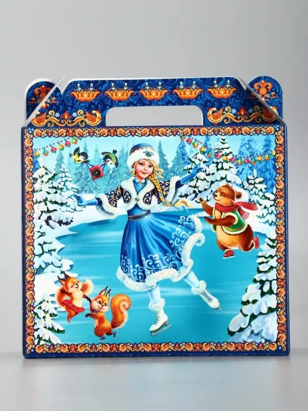 Подарочная коробка новогодняя &laquo;Олимпиада&raquo;, Чемоданчик малый, 17.3&times;6.5&times;15 см