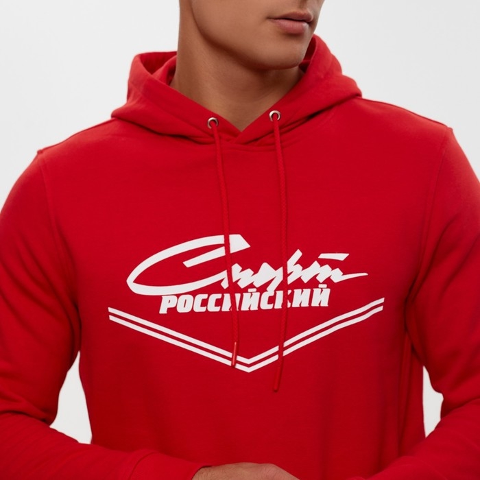 Худи и President Спорт Российский, размер XL, цвет красный