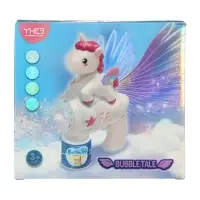 Генератор мыльных пузырей "Единорожка", световые эффекты, работает от батареек