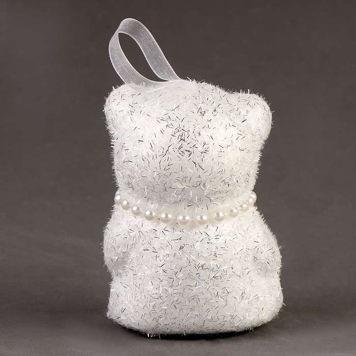 Игрушка из пенопласта &laquo;Блестящий мишка&raquo;, 10 см, набор 3 шт