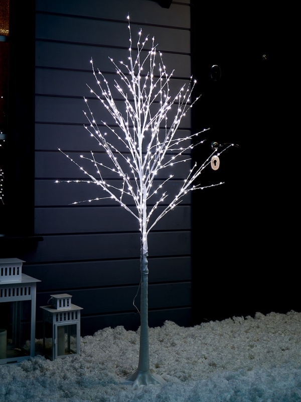 Светодиодное дерево &laquo;Яркие светлячки&raquo; 1.5 м, 300 LED, постоянное свечение, 220 В, свечение белое