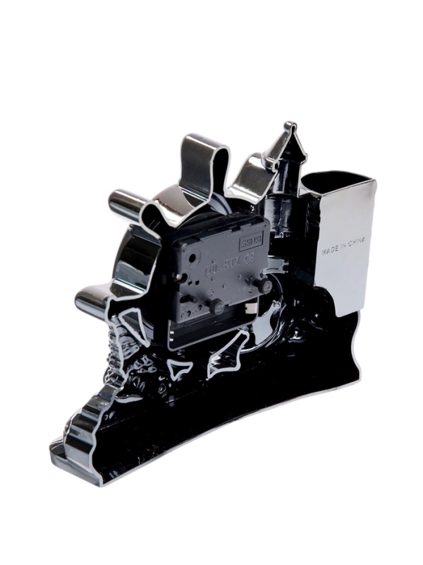 Часы настольные - органайзер для канцелярии будильник &laquo;Штурвал&raquo;, 14&times;17&times;4 см