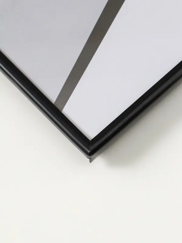 Фоторамка металл на 1 фото 15х20 см "Классик" чёрная 1,5х15,8х20,8 см