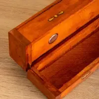 Пенал для благовония двойной с хранением, дерево шишам 30,5 см