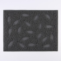 Коврик универсальный под миску и лоток &laquo;&lrm;Рыбки&raquo;&lrm;, 30х40 см, серый