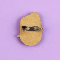 Значок деревянный &laquo;Школьницы&raquo;, аниме, 2,6 х 3,3 см