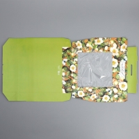 Кондитерская упаковка, коробка с ламинацией &laquo;Жасмин&raquo;, 20 х 20 х 4 см