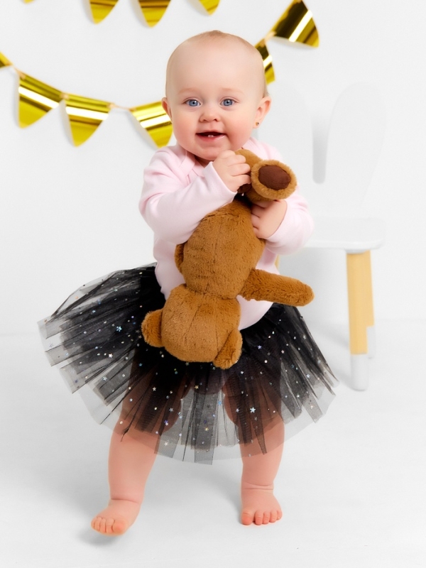 Юбка детская KAFTAN Юбка детская KAFTAN "Звездочки" черный, длина 17 см