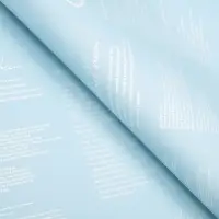 Пленка двусторонняя, для цветов и флористики, 58&times;58 см, голубая