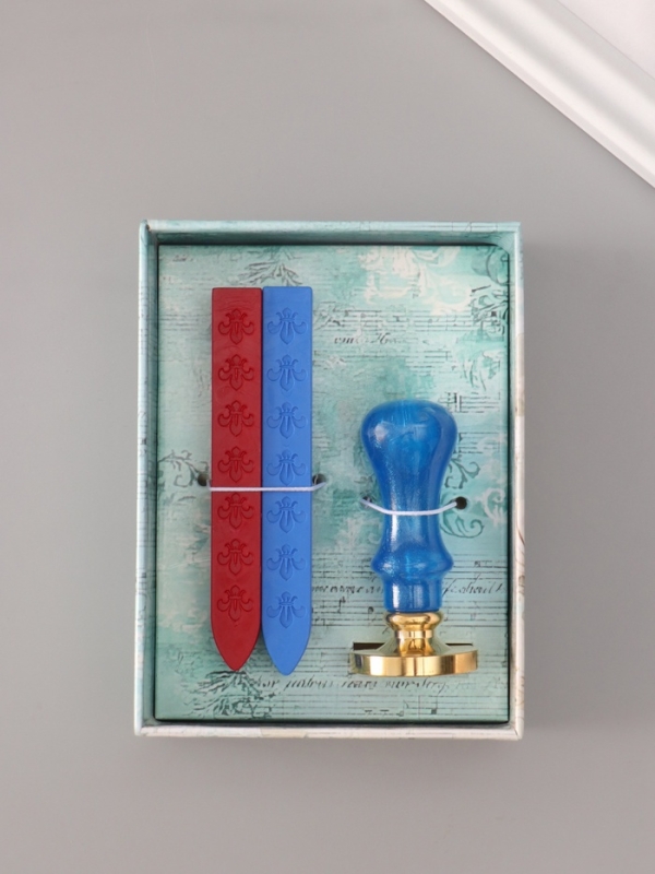 Сургучный набор "Маяк" печать, ручка, сургуч 12,5х10х3,6 см