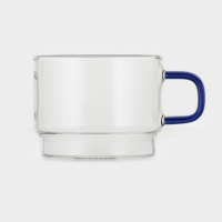 Набор стеклянных кружек на металлической подставке "Квартет", 4 шт, 250 мл