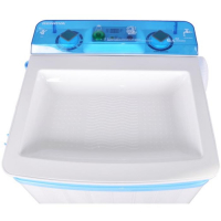 Стиральная машина "Славда" WS 65-PE, Lite, 6.5 кг, бело-голубая