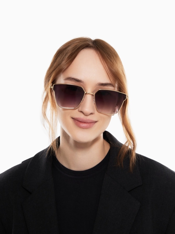 Очки солнцезащитные uv 400, дужка 13.8 см, ширина 12.8 см, линза 4.9&times;5.3 см