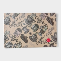 Салфетка сервировочная на стол Доляна Coffee, 43&times;28 см, цвет бежевый