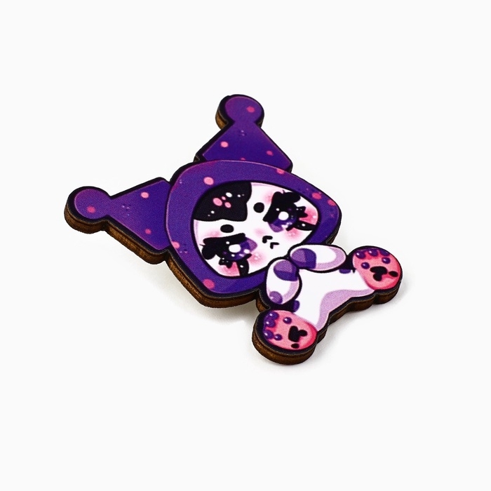 Значки деревянные &laquo;Аниме&raquo; в шоубоксе, 20 шт