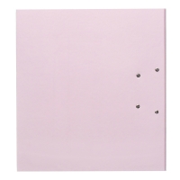 Пaпкa-регистратор А4 75мм Calligrata ламинированная, бледно розовый