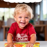 Книга картонная с колёсиком "Кто в лесу?", 12 стр.