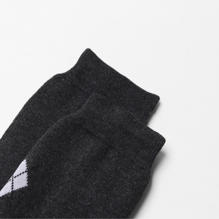 Носки мужские махровые, цвет графит, размер 27-29