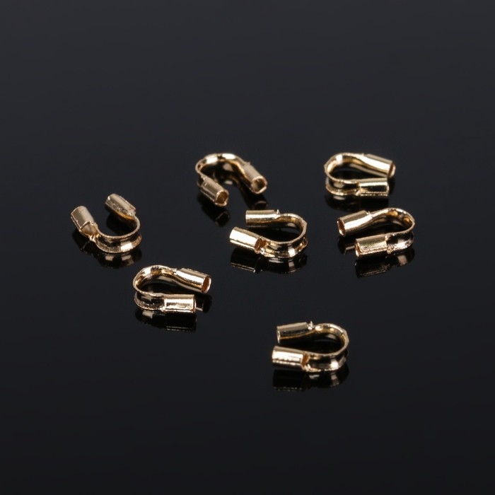 Протектор для защиты тросика 5&times;4 мм (набор 50 шт.), цвет золото