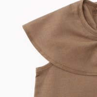 Платье для девочки, MINAKU, бежевое, рост 104 см