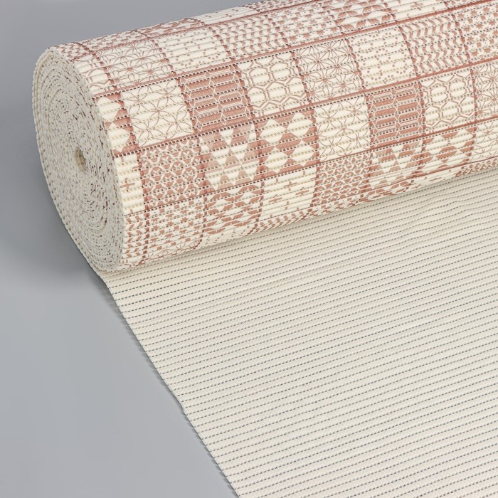 Коврик для ванной комнаты &laquo;Преображение&raquo;, ширина 80 см, рулон 15 м, цвет коричневый