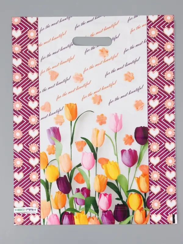 Пакет "Для тебя, полиэтиленовый с вырубной ручкой, 38х47 см, 60 мкм